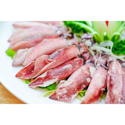 Mực trứng hấp Hành Gừng 