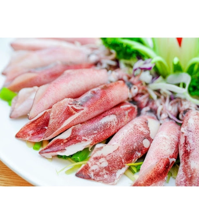 Mực trứng hấp Hành Gừng 