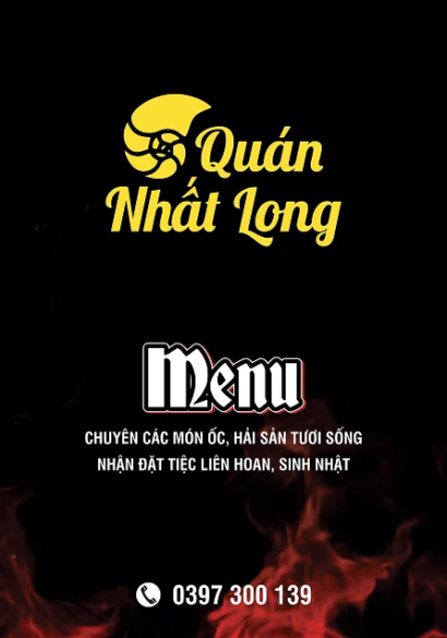 Hình menu quán